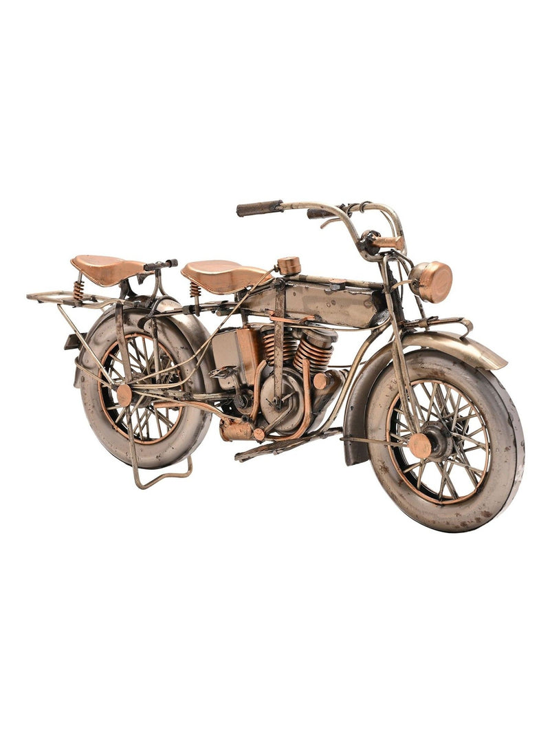 Harvey Makin motorcycle ornament 15cm - British product
