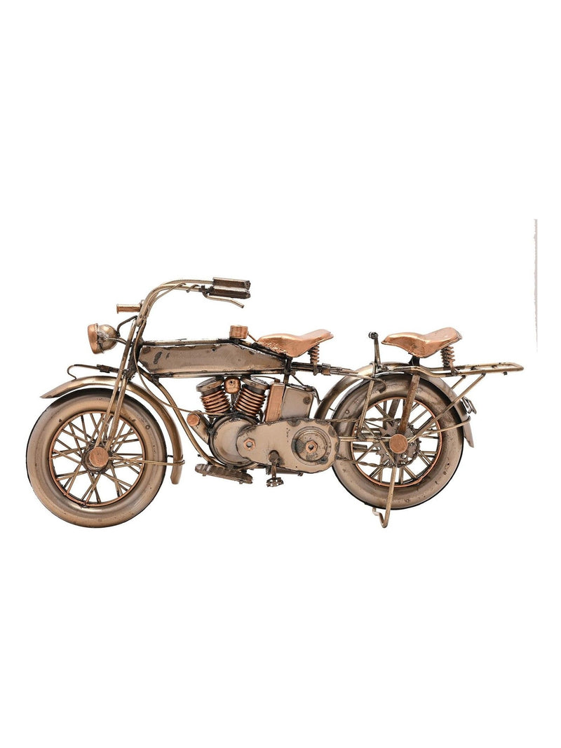 Harvey Makin motorcycle ornament 15cm - British product
