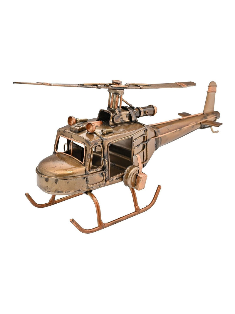 Harvey Makin bronze helicopter ornament 12cm (British brand)