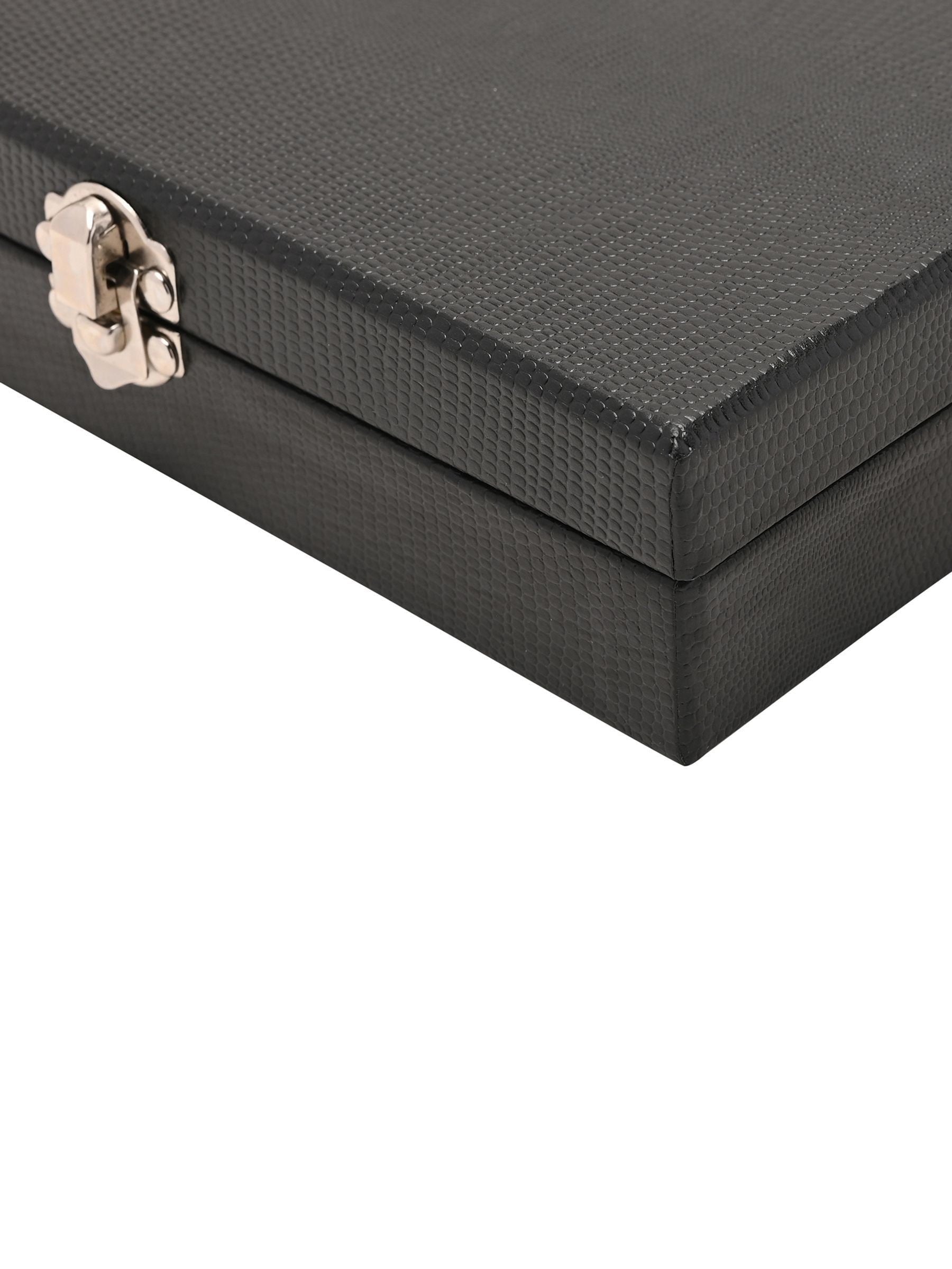 Harvey Makin Widdop Grey 12-slot cufflink box, UK version
