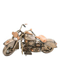 Widdop Silver Harvey Makin motorbike ornament, UK version