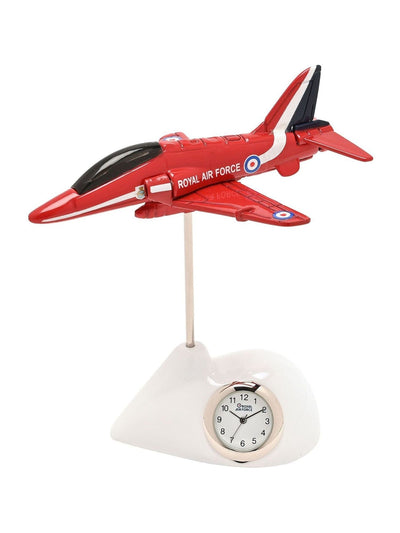 Widdop Red RAF Miniature Clock Collectible Desk Clock 11x9x7cm