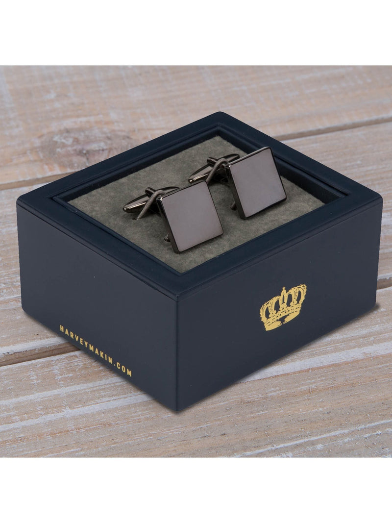Harvey Makin Widdop Grey calendar cufflinks (British brand)