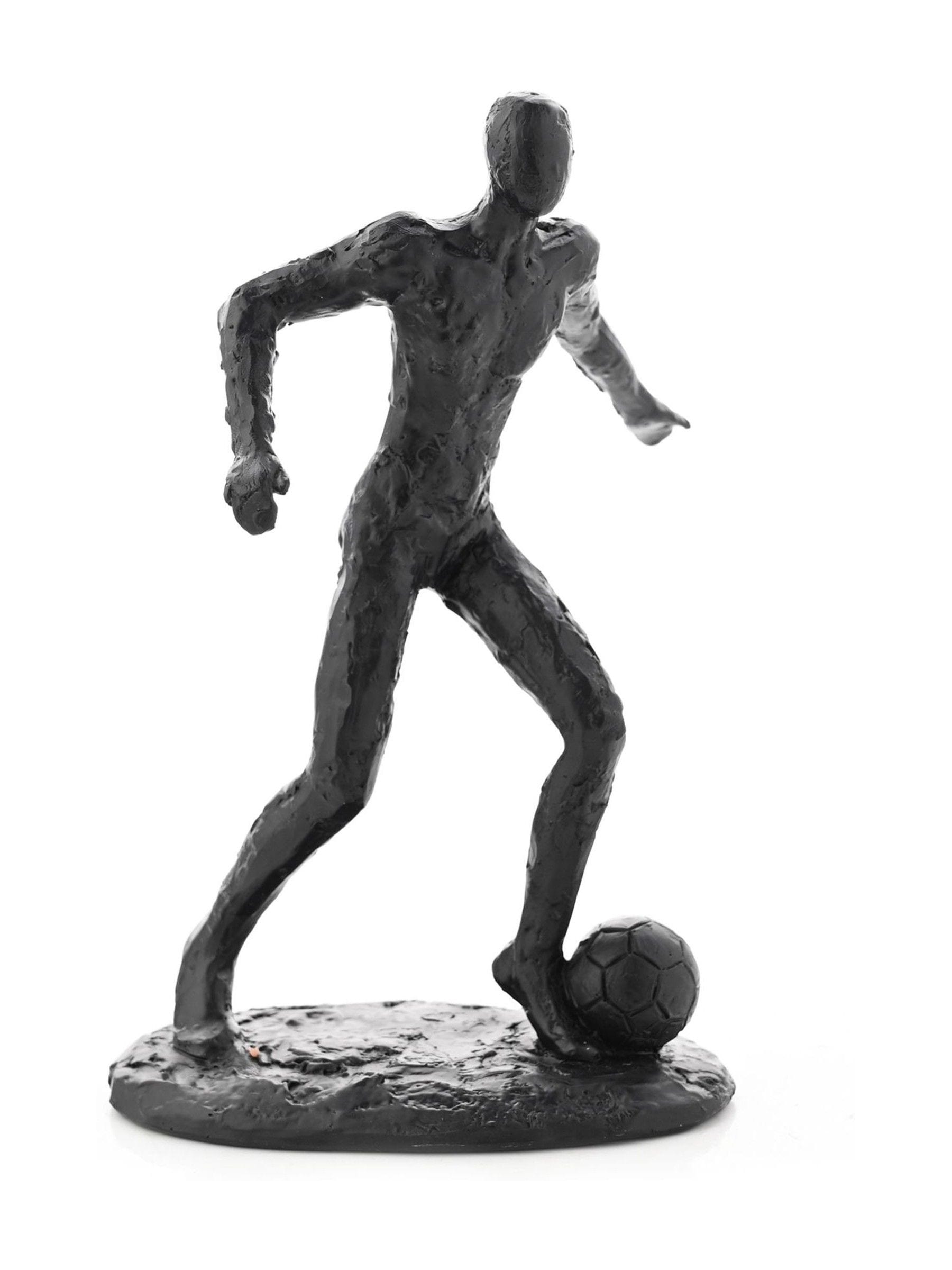 Harvey Makin black footballer figurine 22.5cm height, UK version