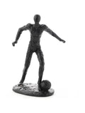 Harvey Makin black footballer figurine 22.5cm height, UK version