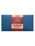 Widdop blue civil defence socks gift set - British product