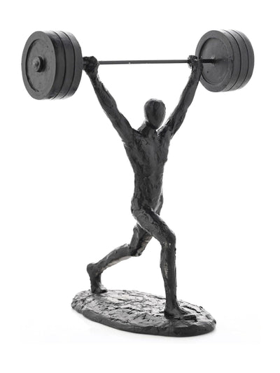 Figurine d'haltérophilie noire Harvey Makin