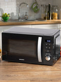 Daewoo Black Digital Solo Microwave 20L (British brand)