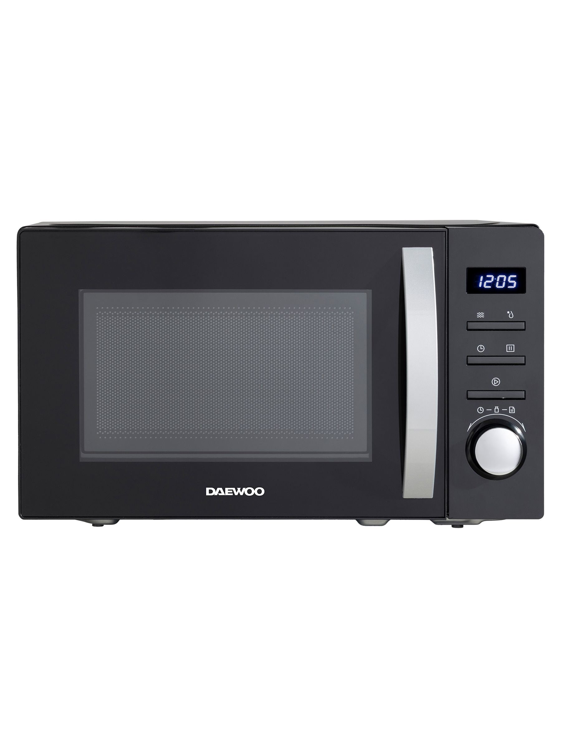 Daewoo Black Digital Solo Microwave 20L (British brand)