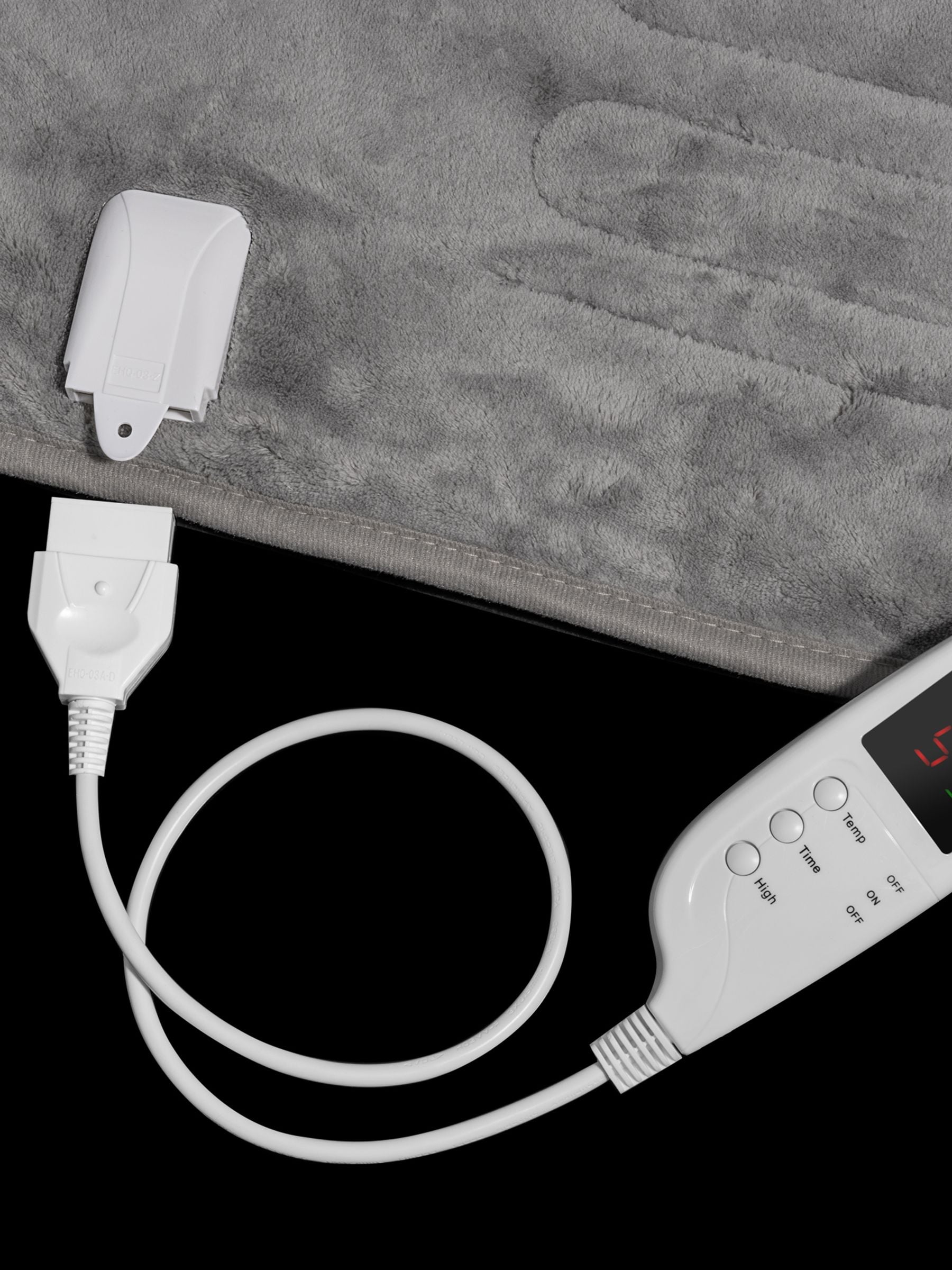 Daewoo heated over throw blanket grey 160x120cm, imported from the UK