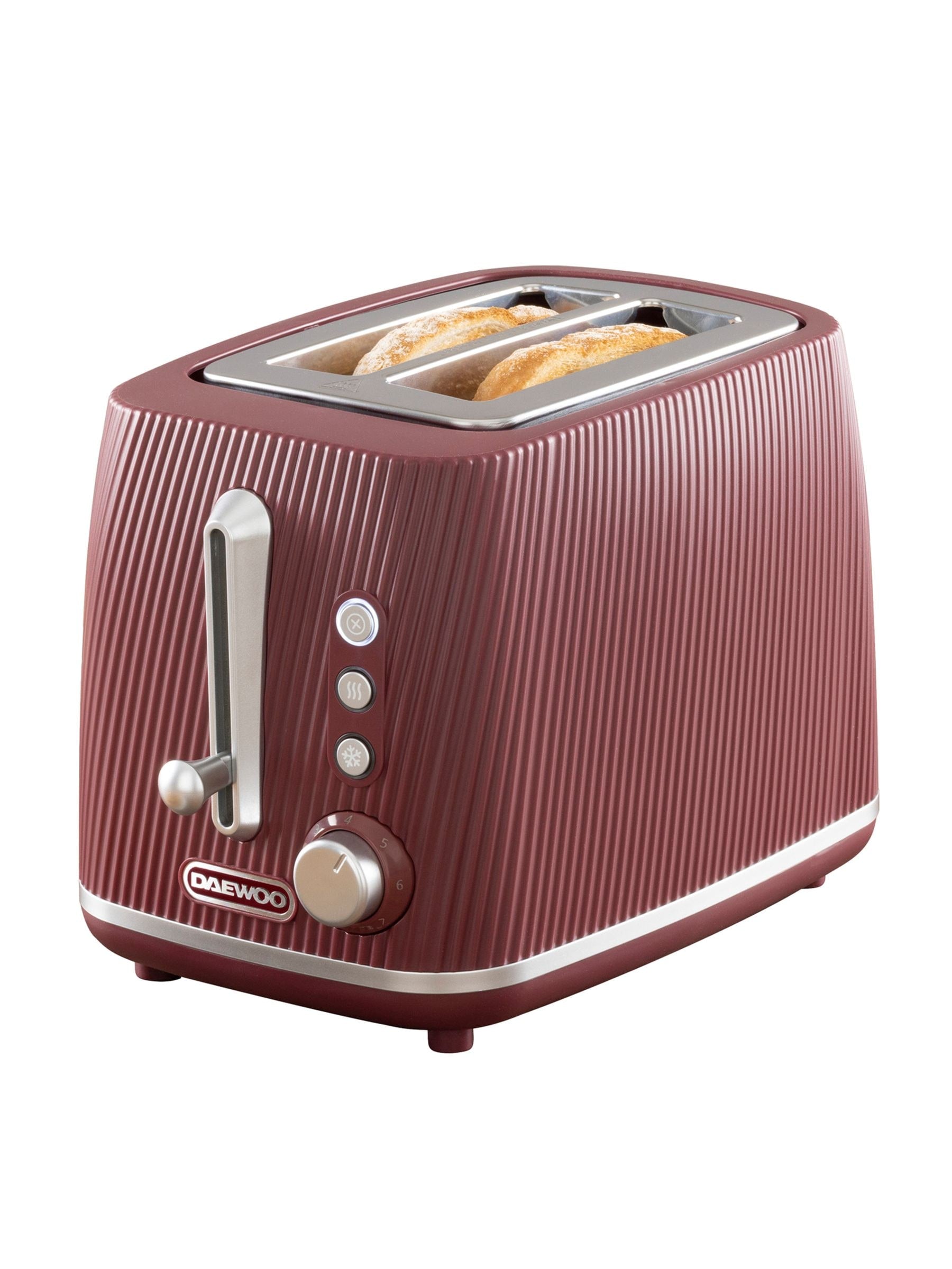 Daewoo Ruby Cascade 2 Slice Toaster - British product