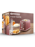 Daewoo Ruby Cascade 2 Slice Toaster