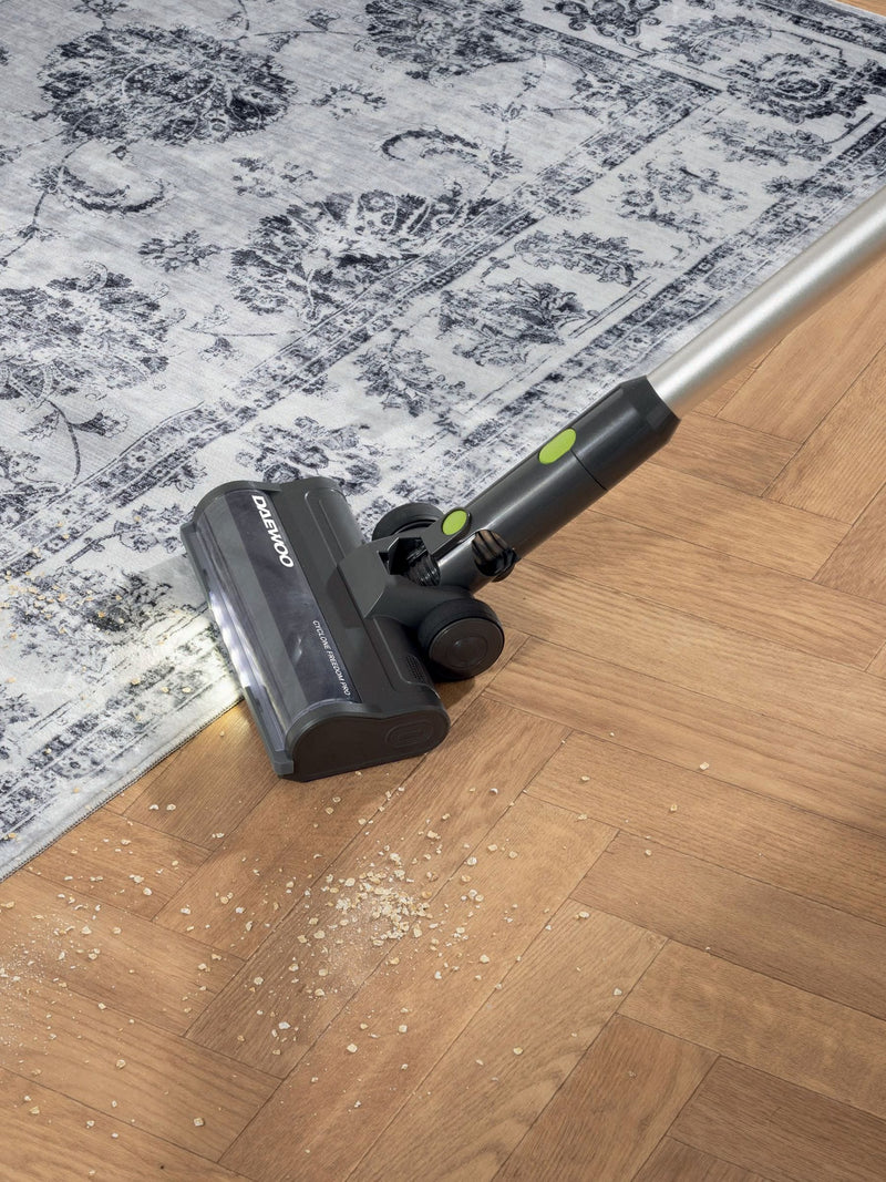 Daewoo Grey Cyclone Freedom Digipro cordless vacuum, UK version