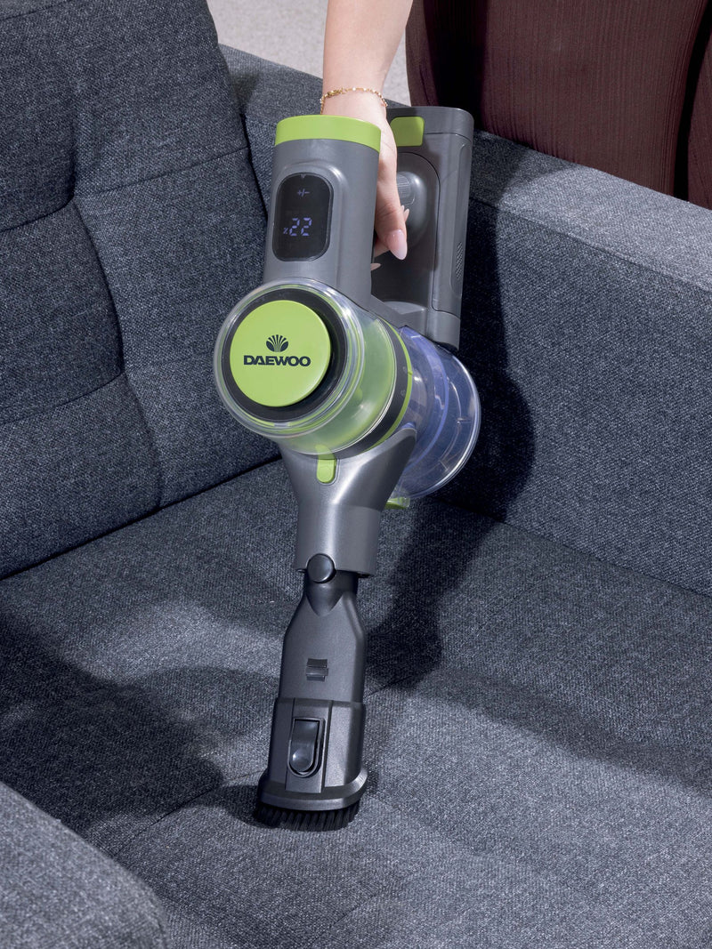 Daewoo Grey Cyclone Freedom Digipro cordless vacuum, UK version