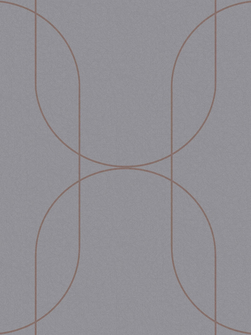 Graham & Brown Palais wallpaper grey rose gold 10m - British product