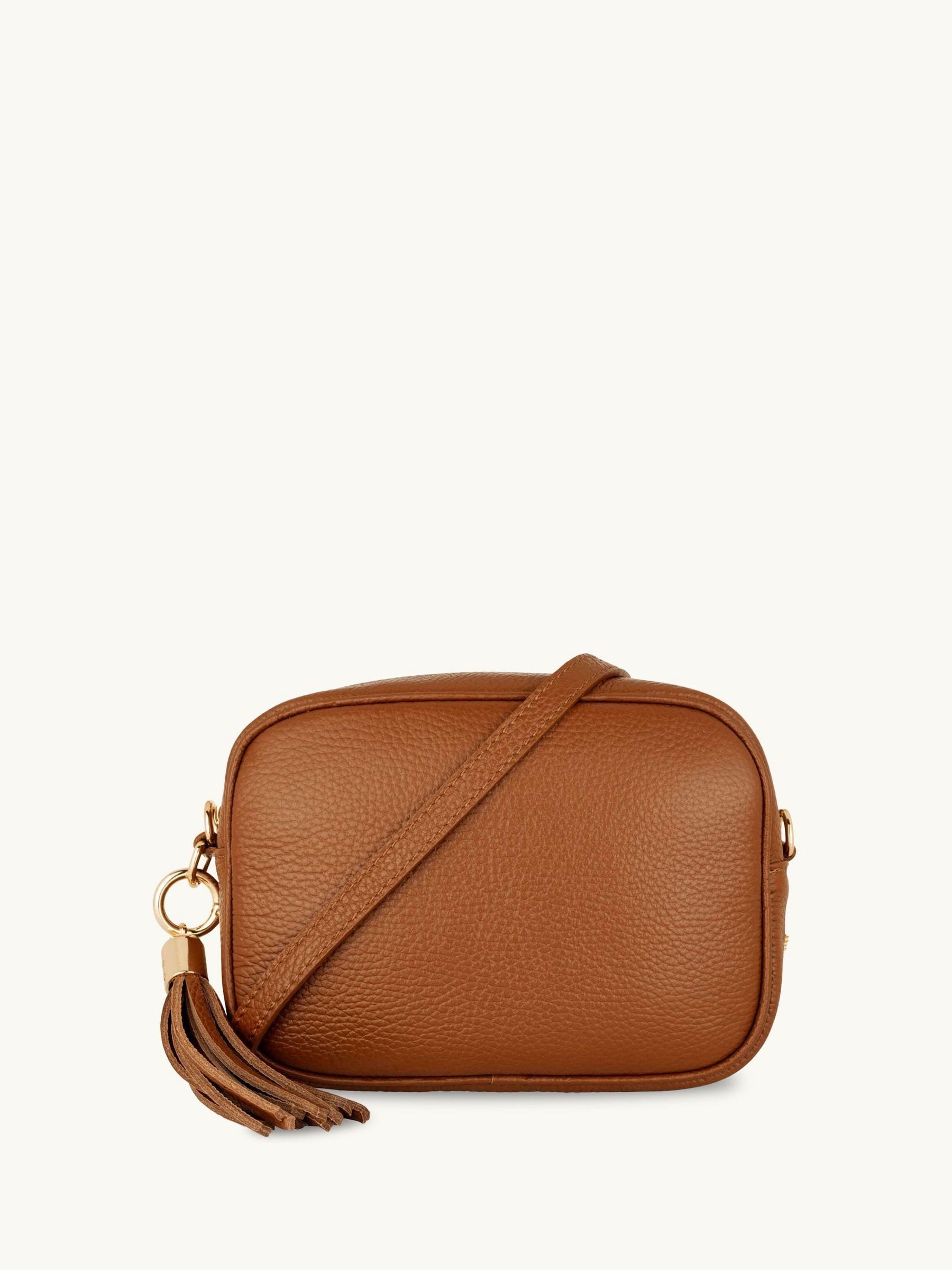 Apatchy Brown The Tassel Leather Cross-Body Bag