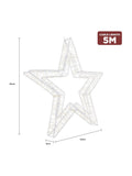 Charles Bentley white 50cm Christmas star (British brand)
