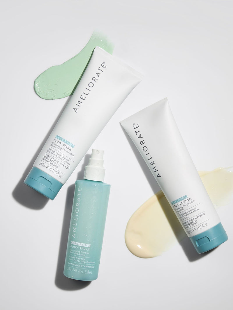 AMELIORATE Clarifying Body Lotion 300ml, imported from the UK