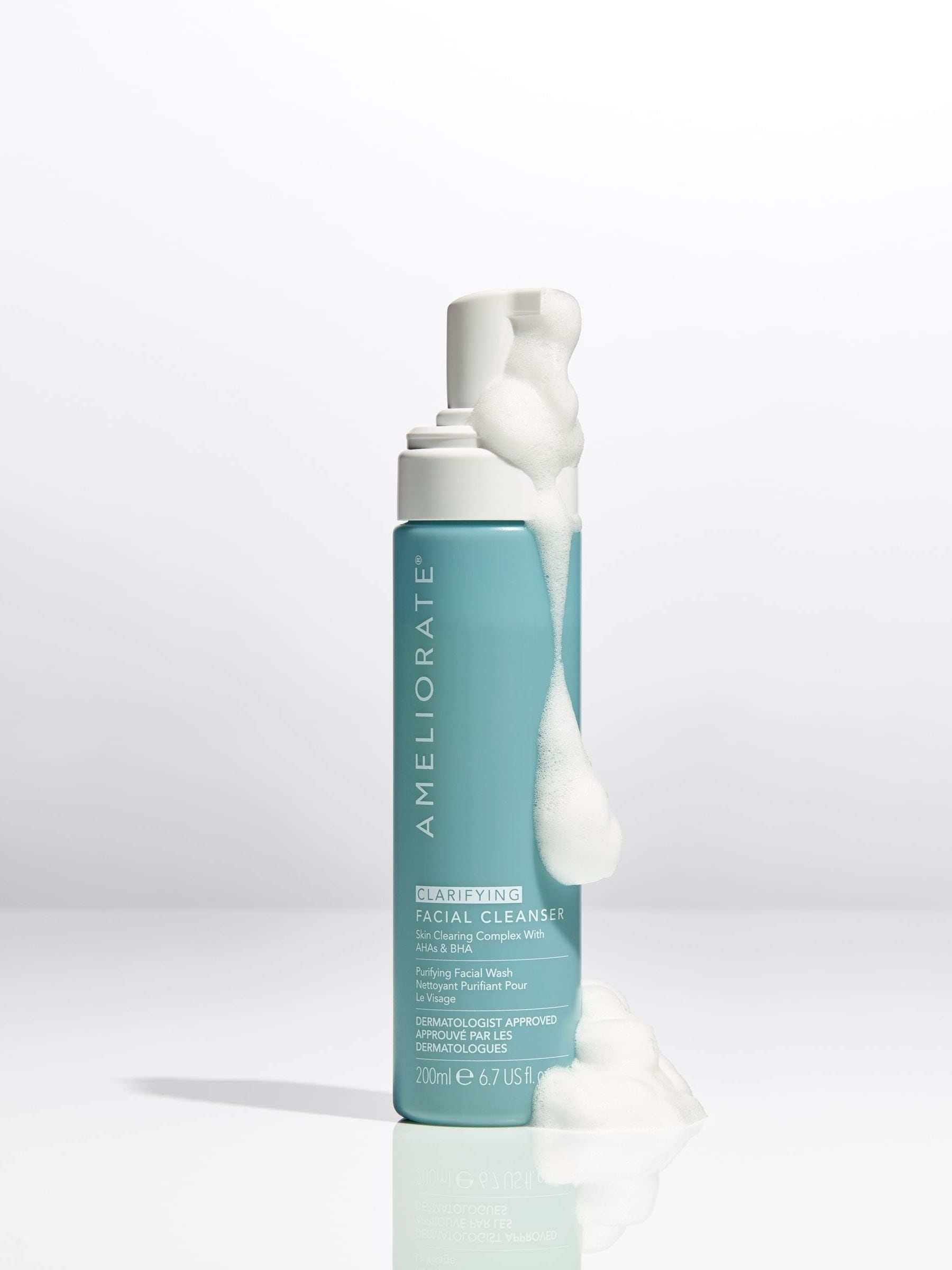 AMELIORATE Clarifying Facial Cleanser 200ml, imported from the UK