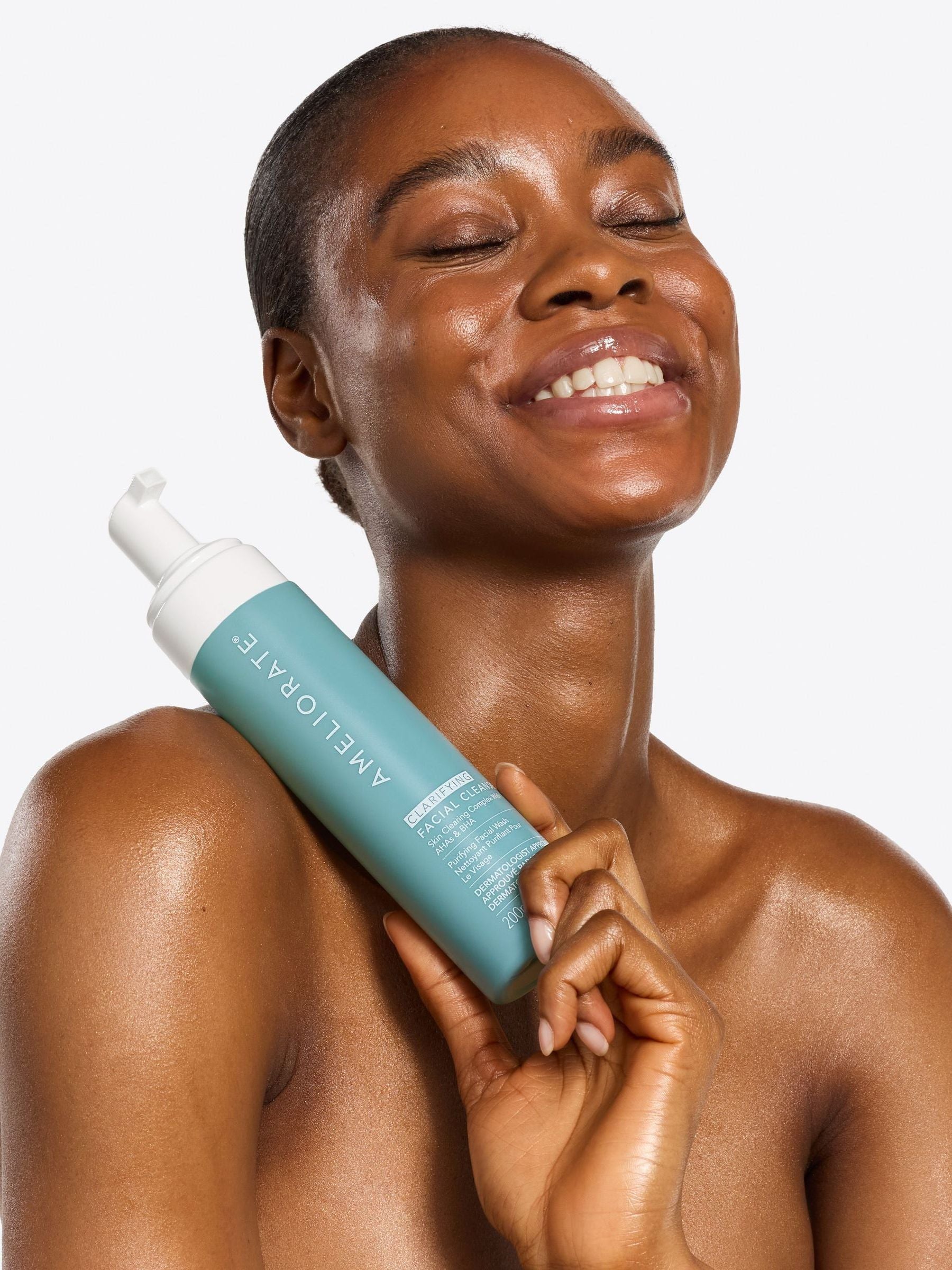 AMELIORATE Clarifying Facial Cleanser 200ml, imported from the UK