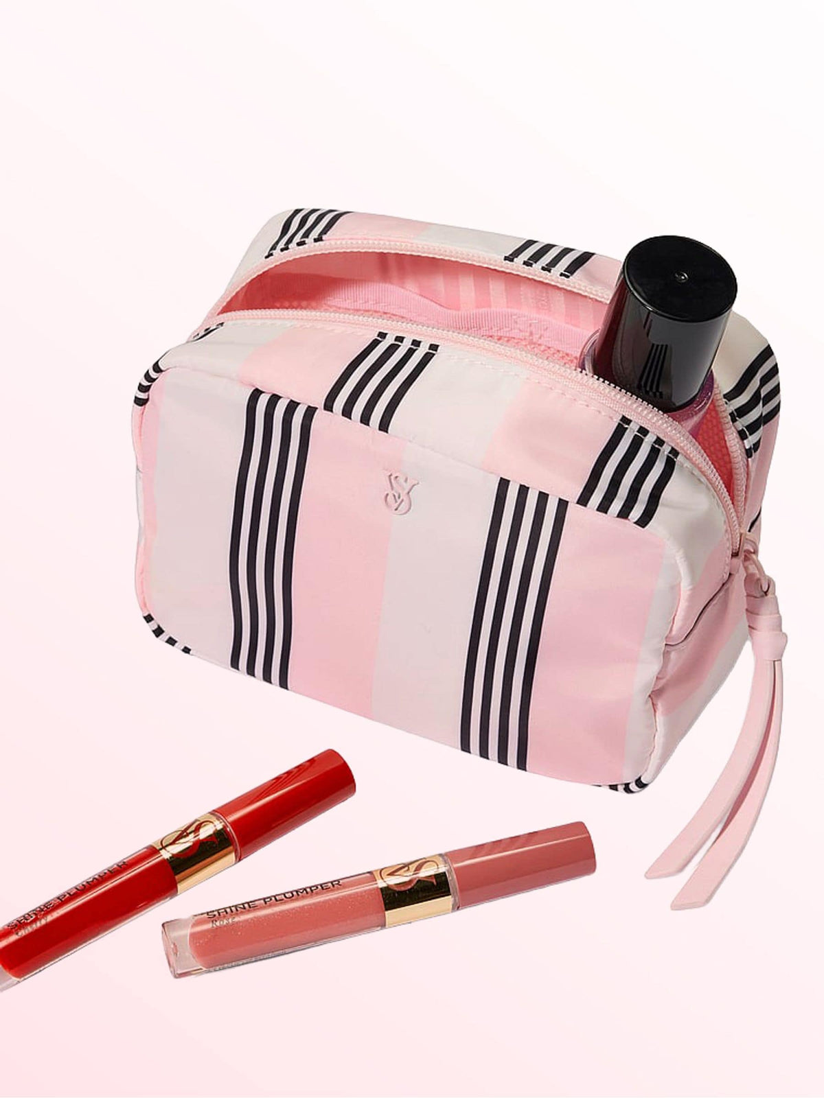Victoria's Secret Pink and Black Stripe