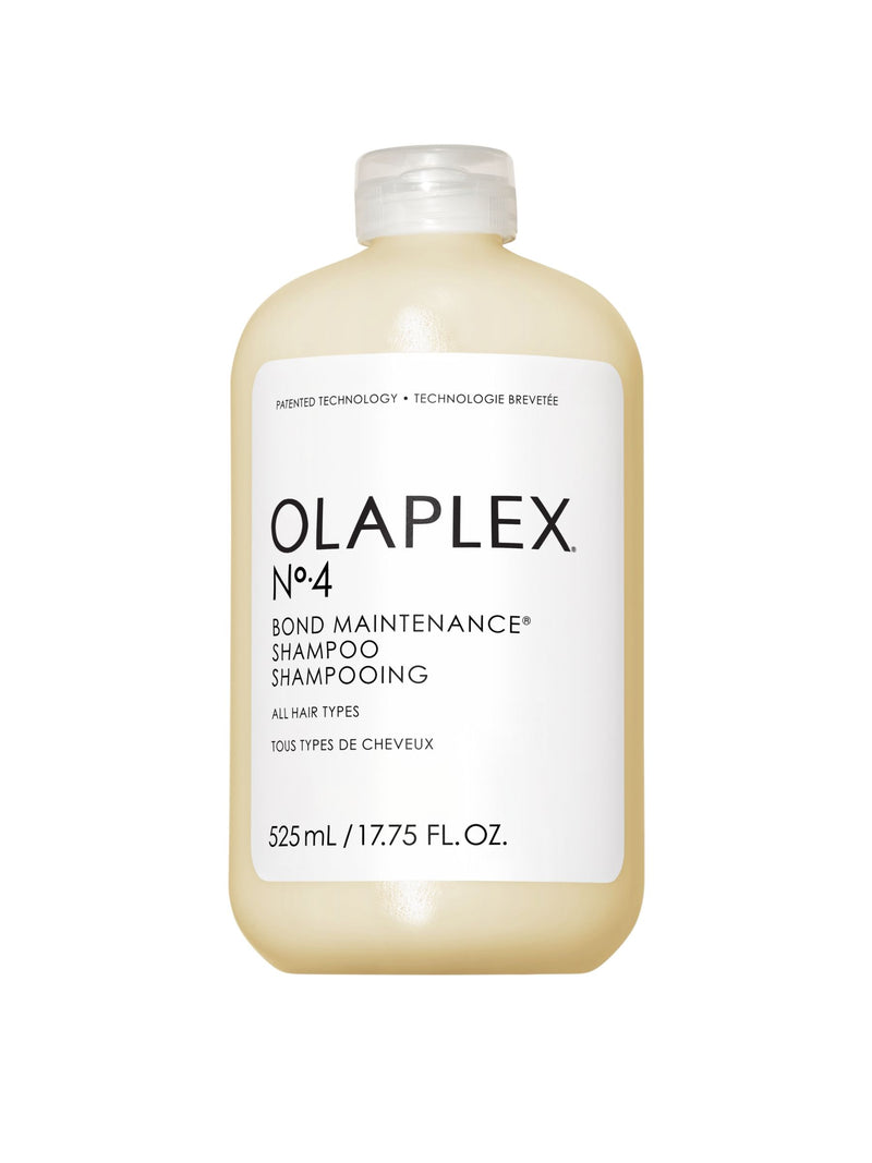 Olaplex No.4 Bond Maintenance Shampoo bottle - British product