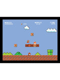 Pyramid International Blue Lx Super Mario Bros framed print 45x35cm (British brand)