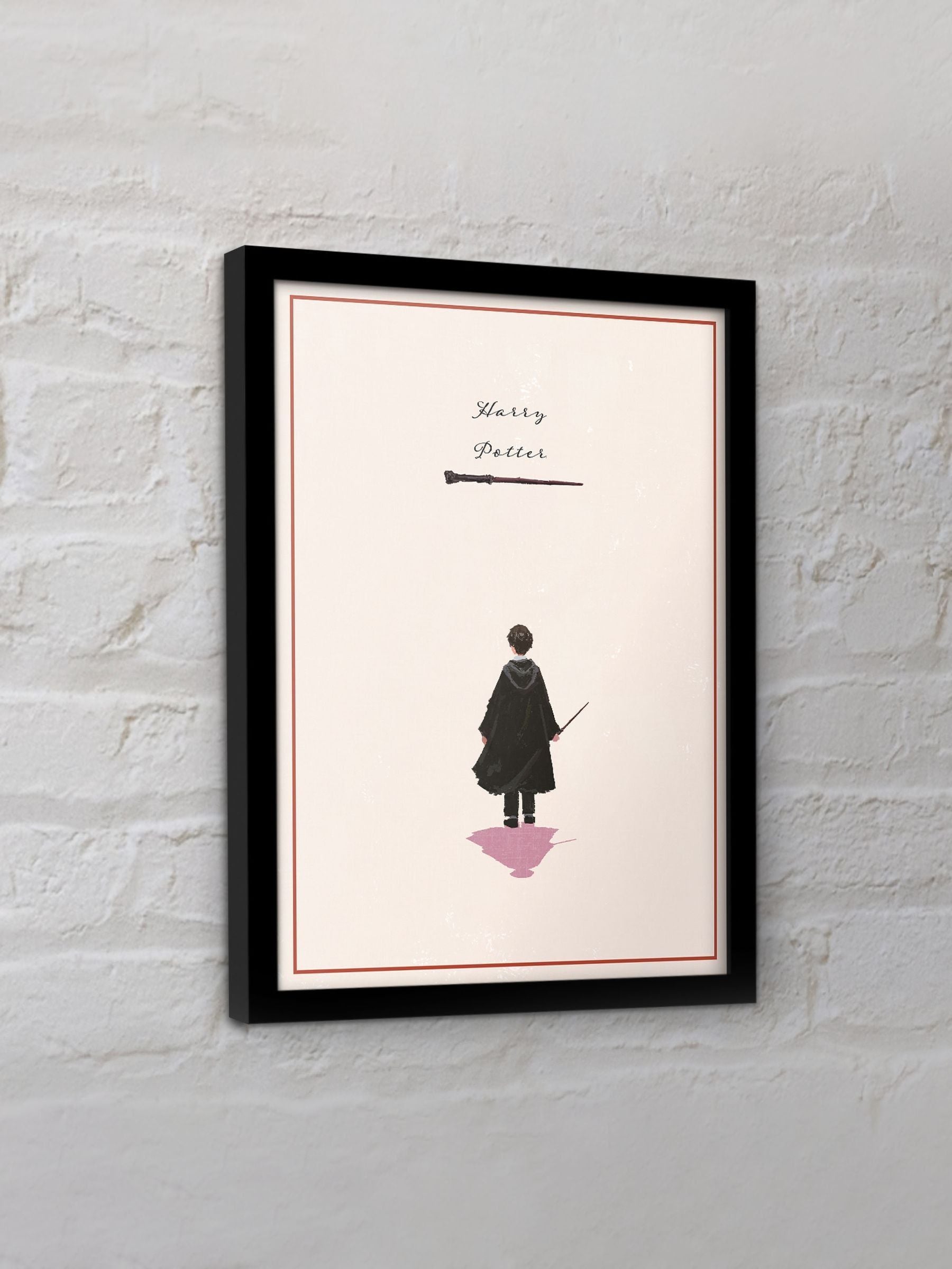Pyramid International pink Harry Potter framed collector print - British product