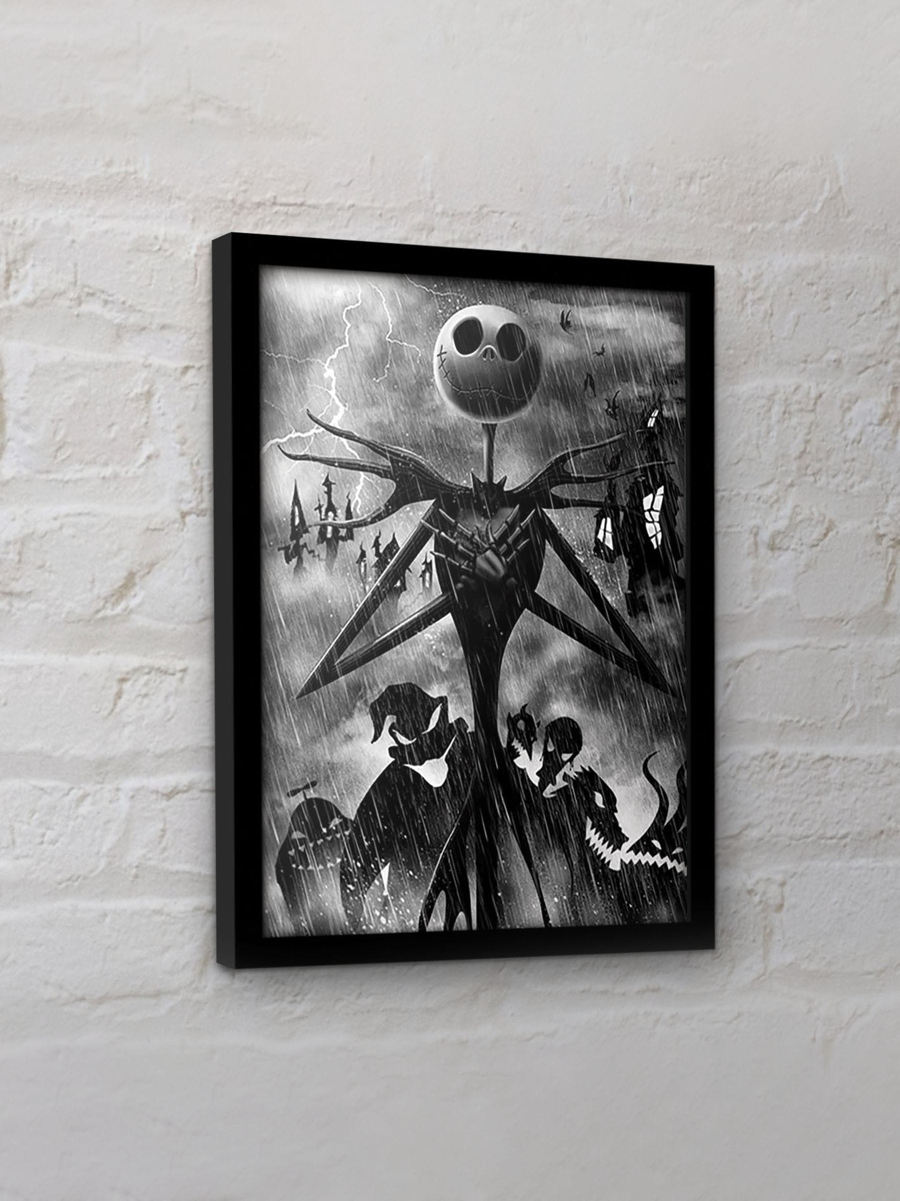 Pyramid International Jack Skellington framed print 45x35cm, imported from the UK