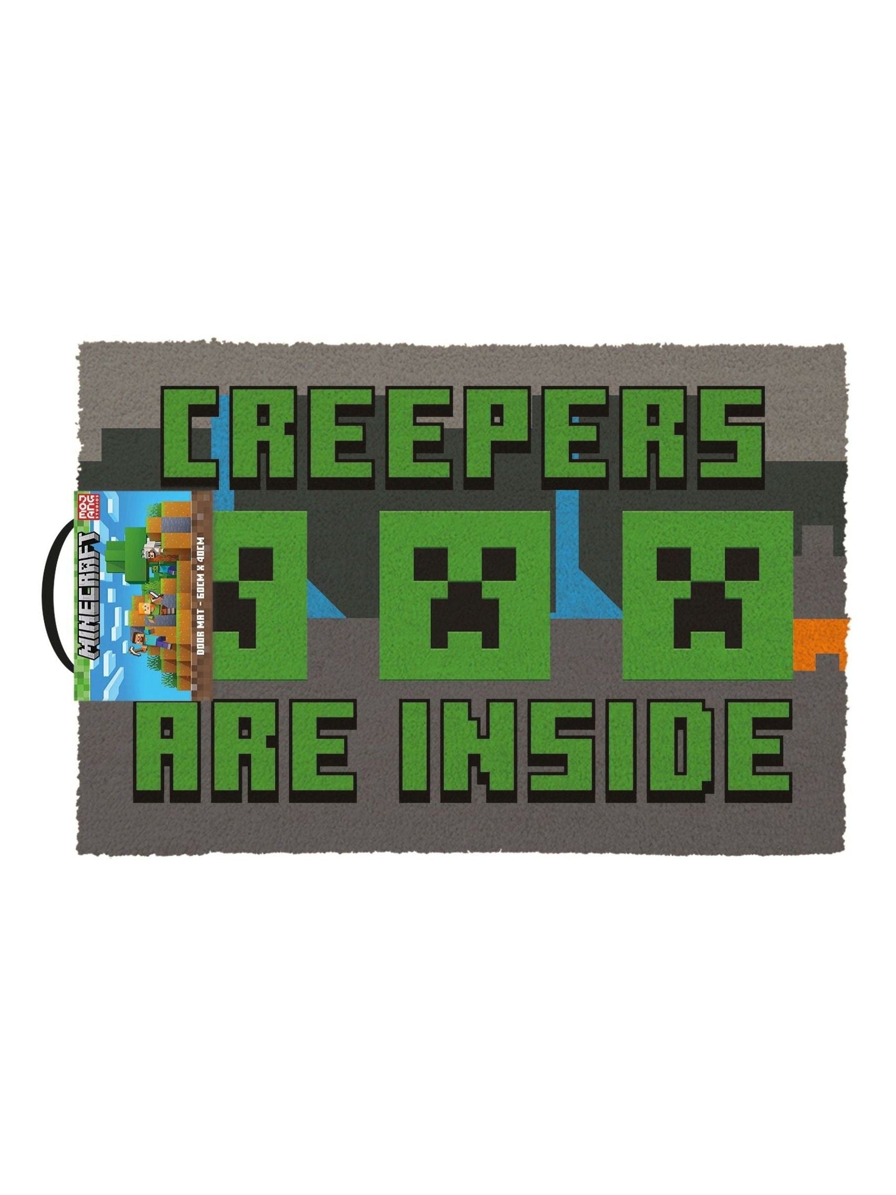 Pyramid International Minecraft Creeper coir doormat 40x60cm (British brand)