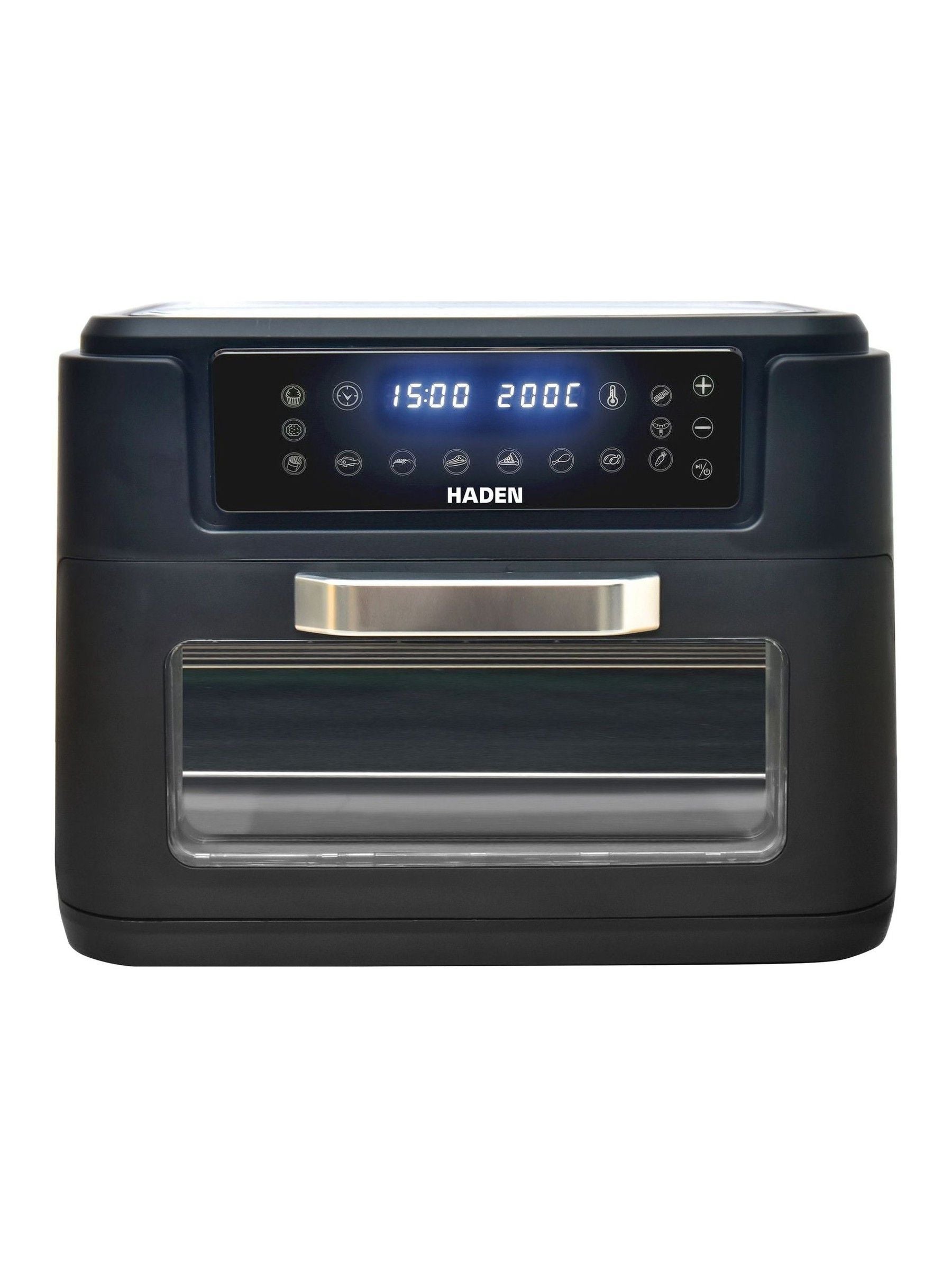 Haden Black 12L air fryer oven, UK version