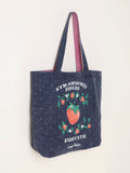 FatFace Beatles Navy reversible tote bag - British product