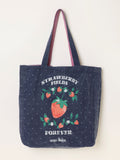 FatFace Beatles Navy reversible tote bag - British product