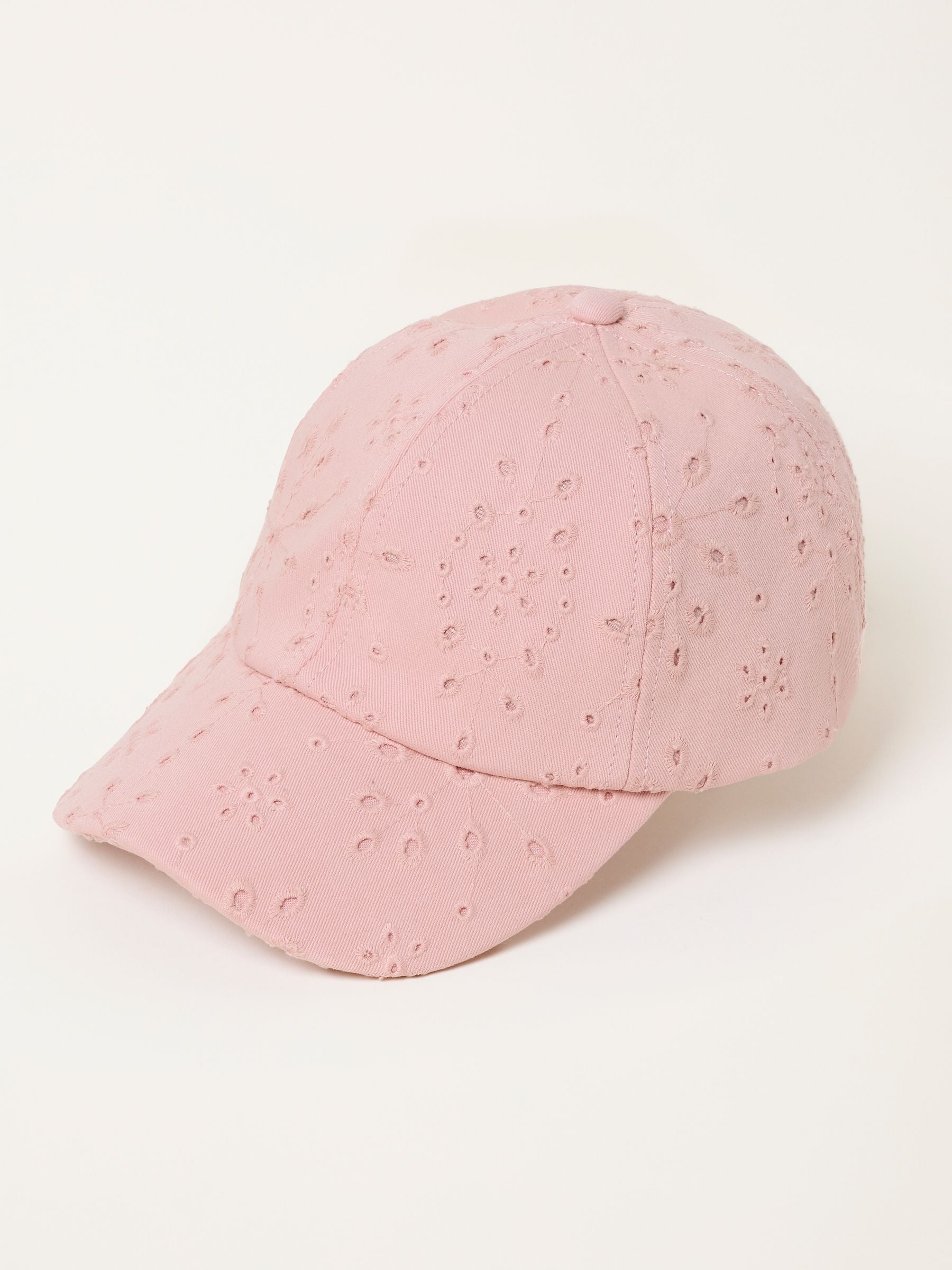 FatFace pink broderie cap (British brand)