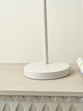 Pacific Grey Finn Metal Cloche Headed Table Lamp