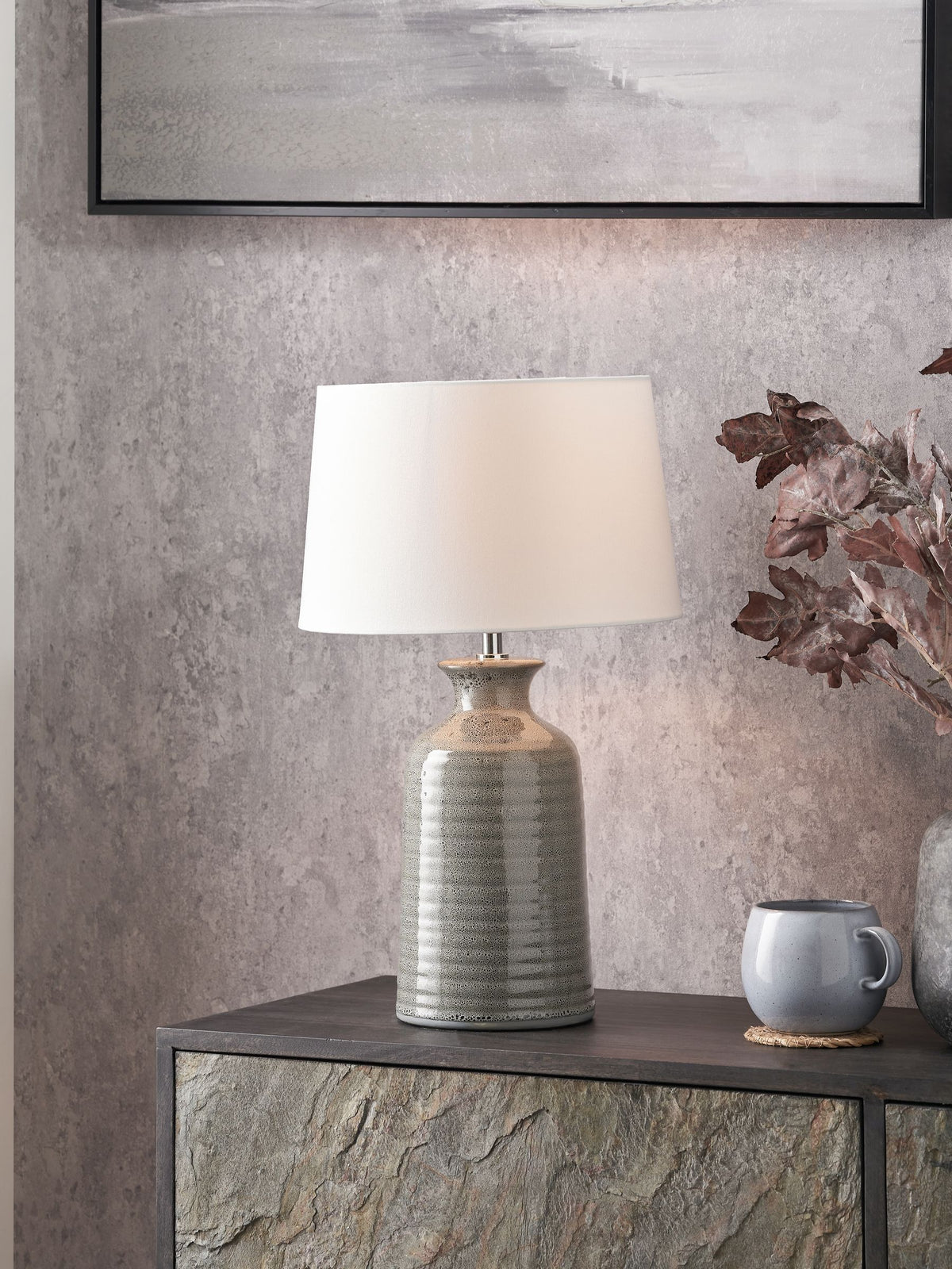 Pacific Mulberry Helka table lamp - British product