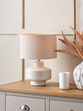 Pacific Cinnamon Elure Crackle Effect Table Lamp