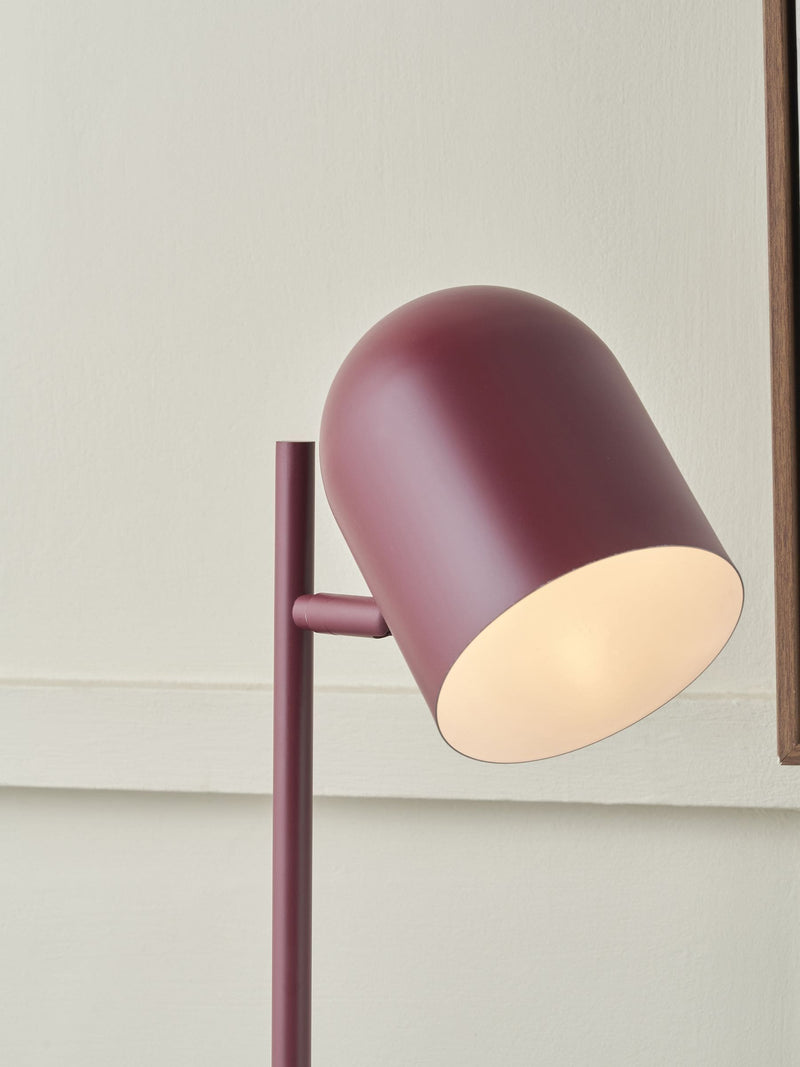 Pacific Mulberry Finn metal cloche table lamp (British brand)