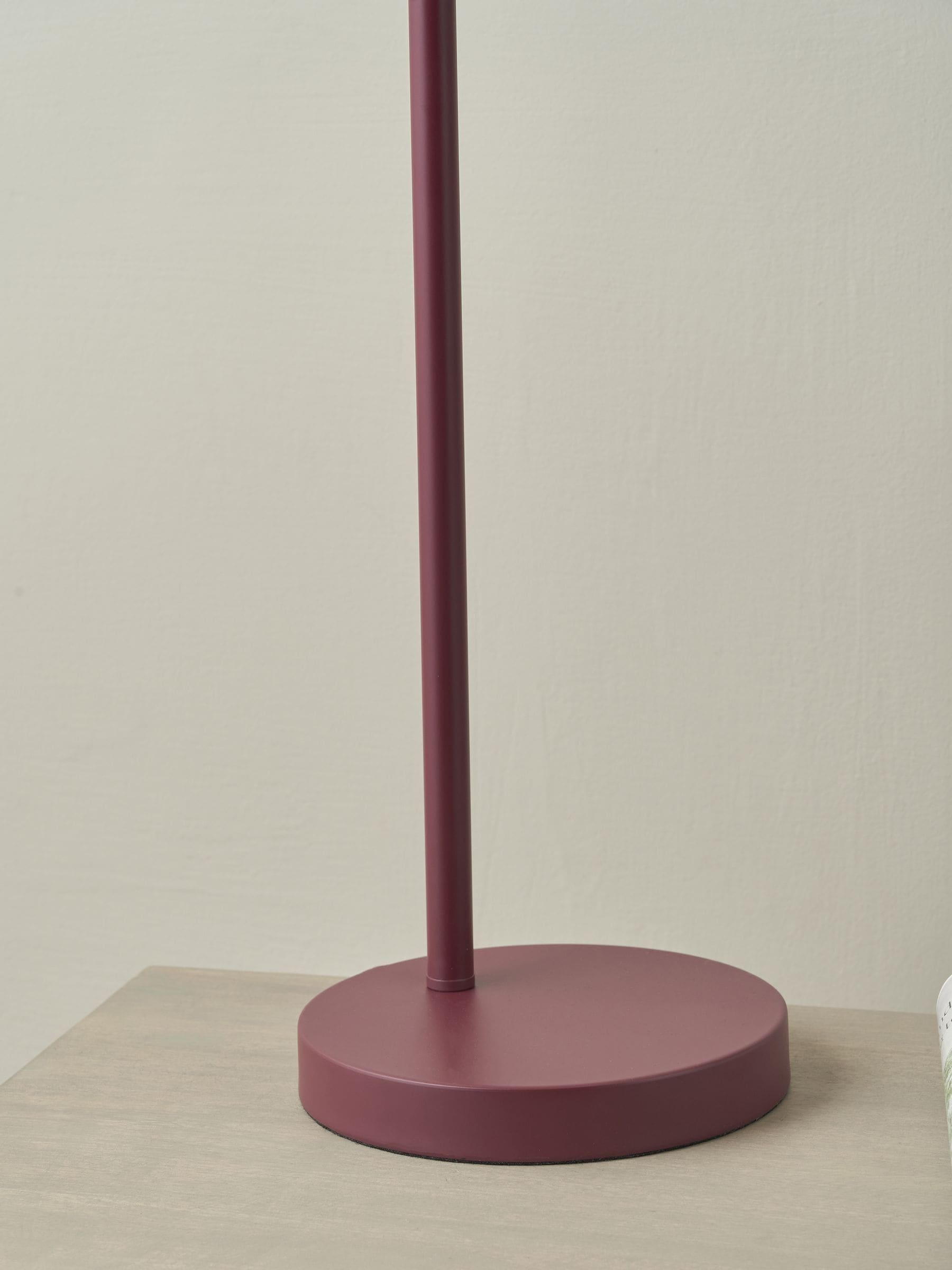 Pacific Mulberry Finn metal cloche table lamp (British brand)