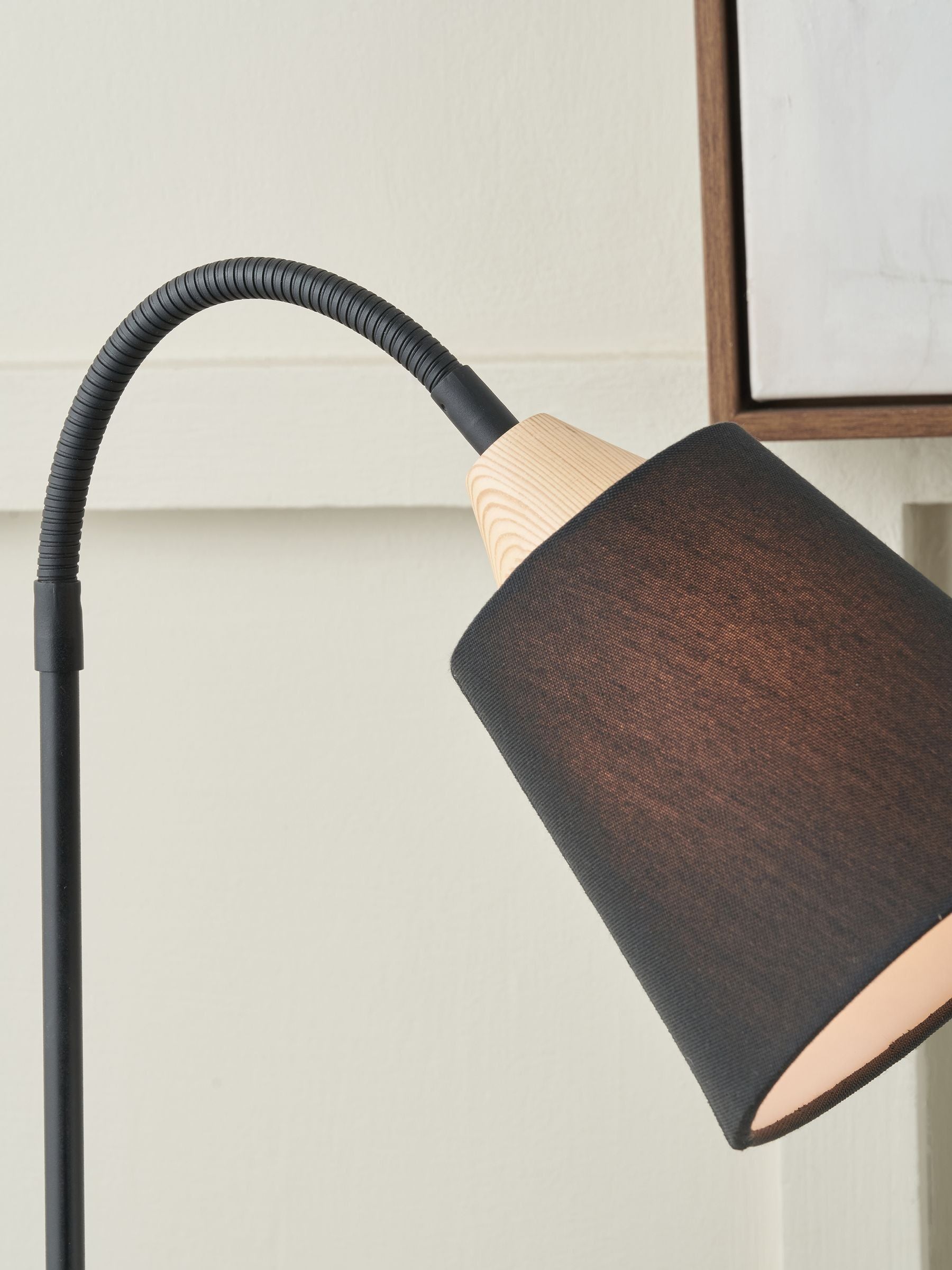 Pacific Black Juna table lamp 50cm (British brand)