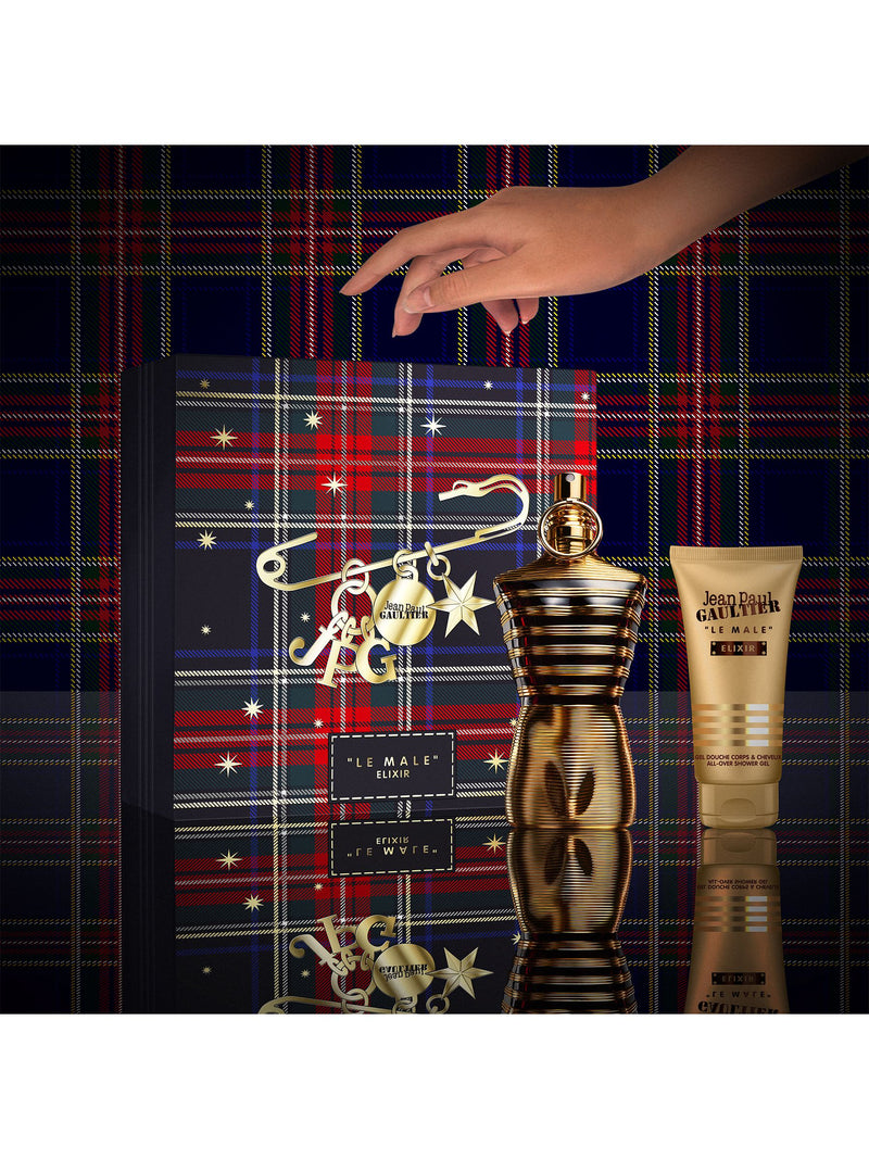 Jean Paul Gaultier Le Male Elixir 125ml gift set - British product