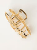 FatFace gold tone metal shell claw clip - British product