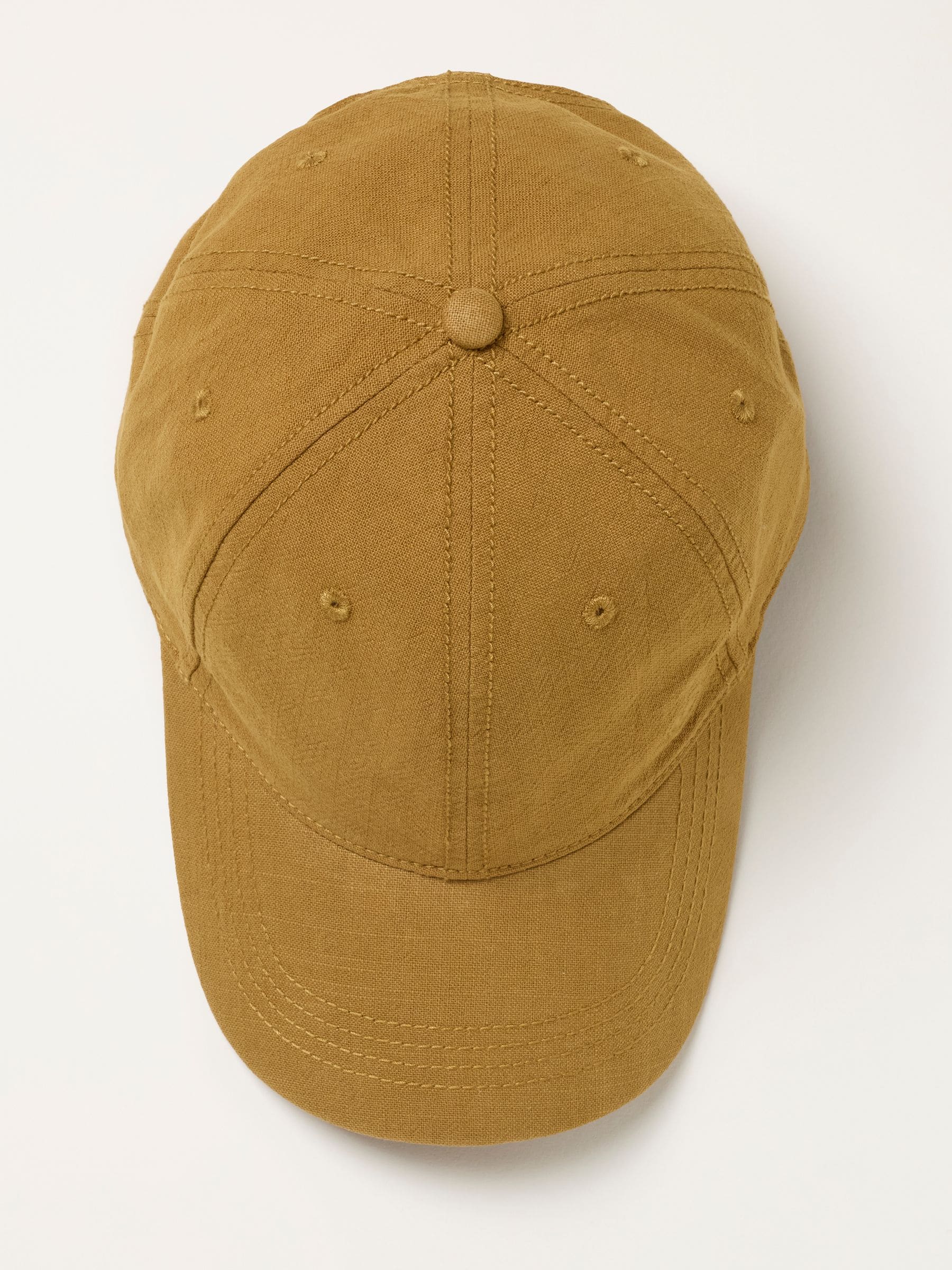 FatFace mustard yellow textured cap (British brand)