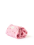 The Flat Lay Co. embroidered velvet drawstring makeup bag, UK version
