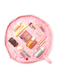 The Flat Lay Co. embroidered velvet drawstring makeup bag, UK version