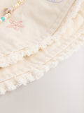 Cream beaded chain bucket hat for children 3-16 years (British brand)