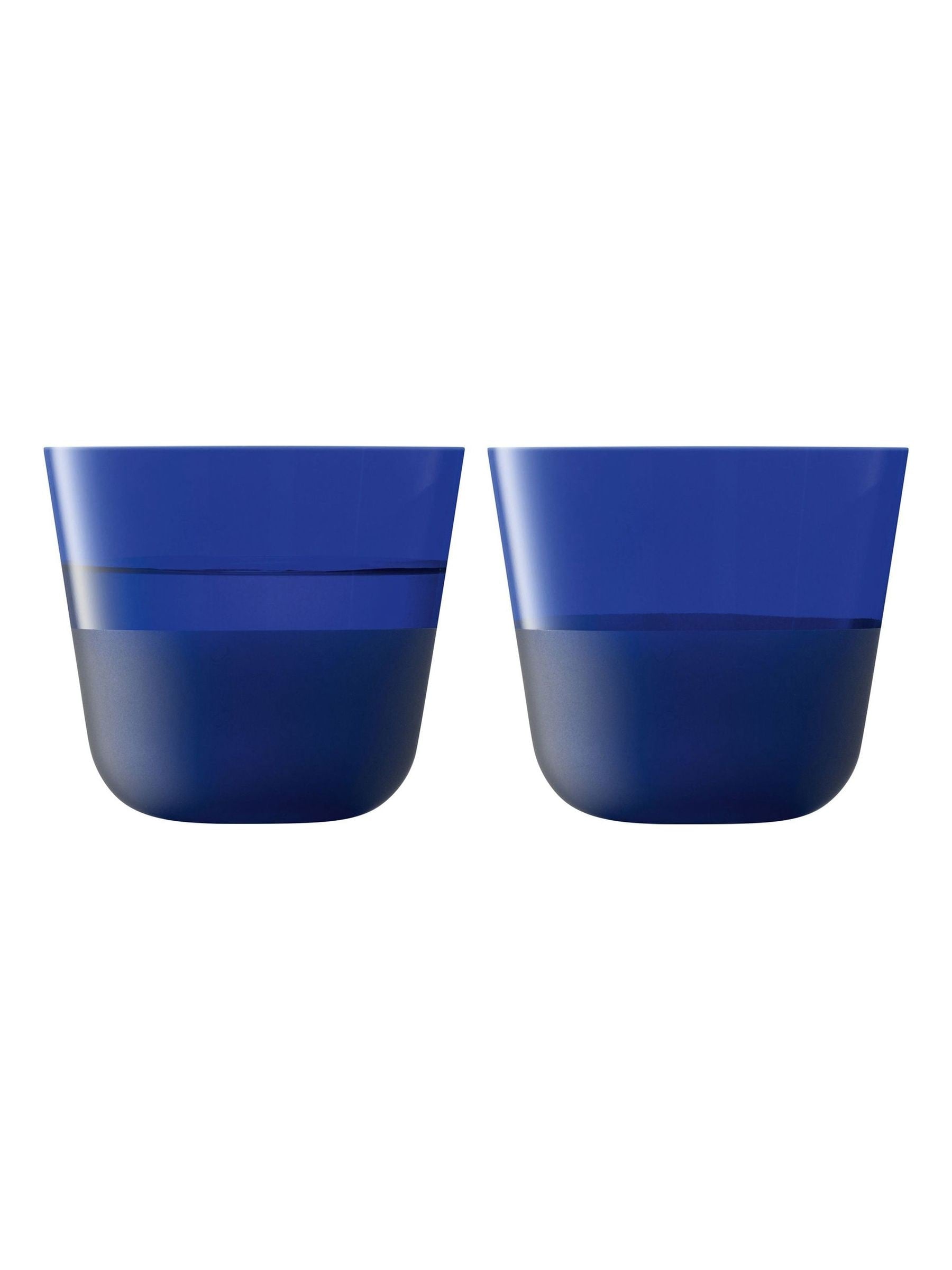 LSA International cobalt blue arc contrast tumblers set of 2 (British brand)