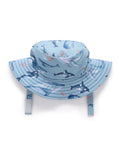 Purebaby blue broad brim swim hat - British product