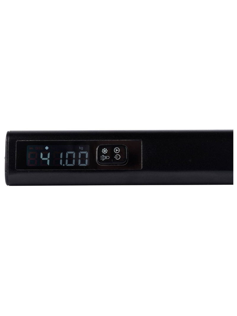 Salter black aluminium luggage scale with digital display - British product