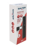 Salter black aluminium luggage scale with digital display - British product